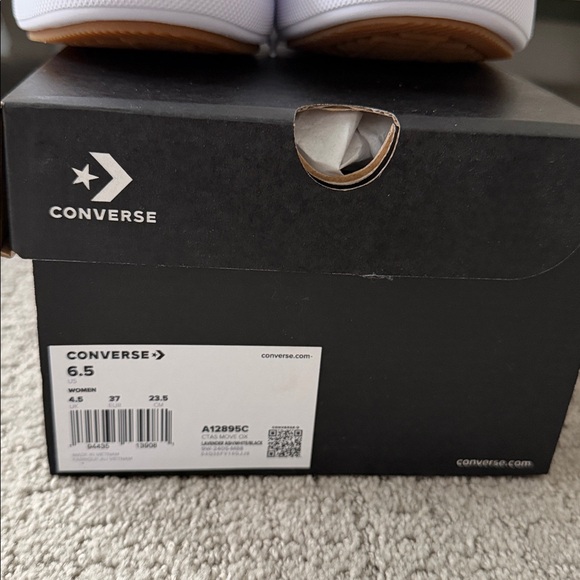 New! Converse Chuck Taylor All Star Move Platform Sneakers - Lavender Ash/ White - Picture 7 of 7